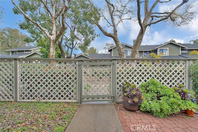 Gated patio for privacy.  Fencing maintained by owner.