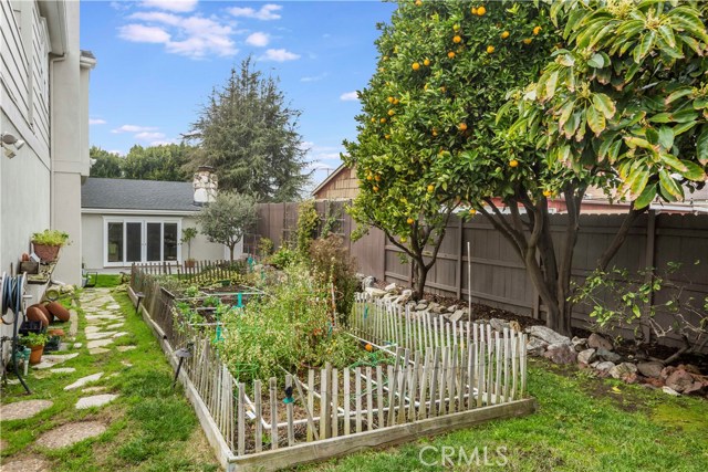 The current owner loves to garden. Also, has avocado, lemon, and lime trees!