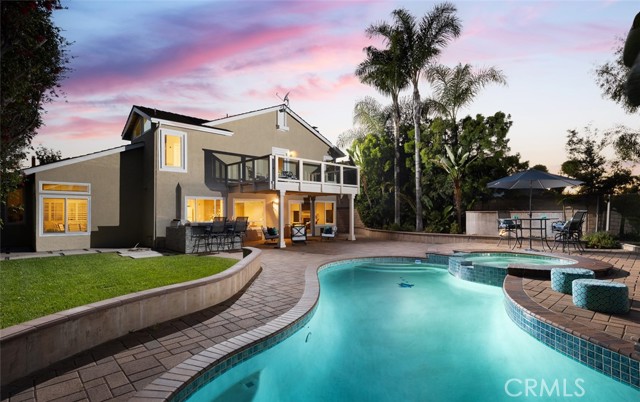 Private Backyard, Pool & Spa, Grass Areas and Ample Patios for Entertaining