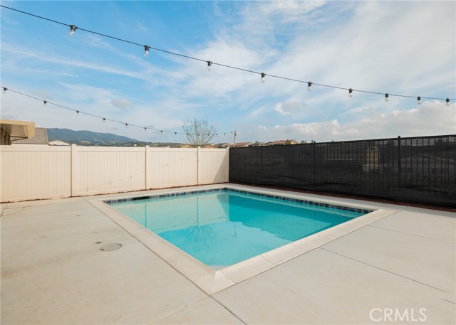 Private backyard pool