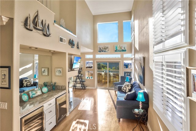 This is the view from entering your new home. The large picture window was recently added to maximize the views and natural light.