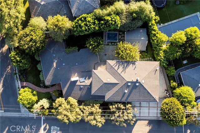 Arial overview of Property