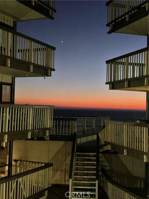 Sunset View from front of unit