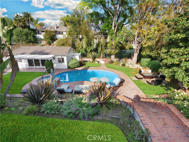 Backyard view from above