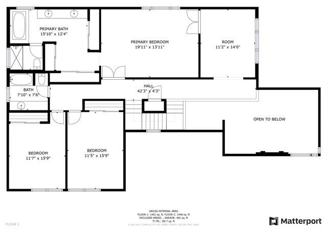 Floorplan- 2nd Floor