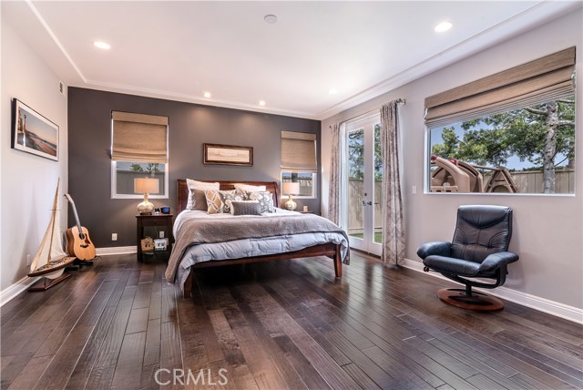 Quiet secluded master suite.