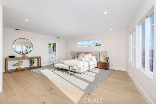 Luxurious and private primary suite.