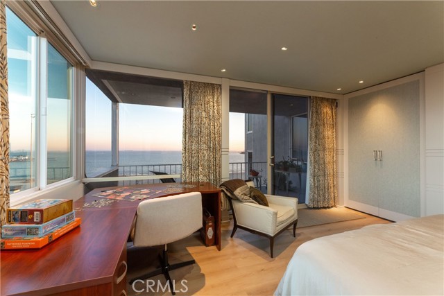 Private balcony overlooking the water