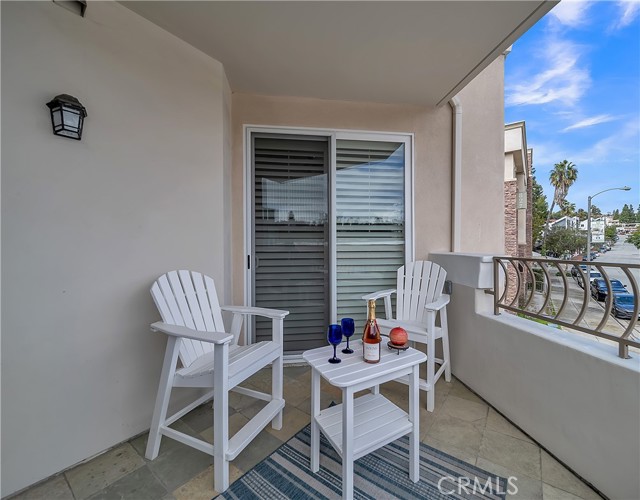 bedroom/living room balcony