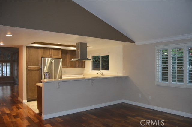 kitchen open to family room