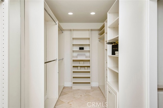 Expansive Primary walk-in closet