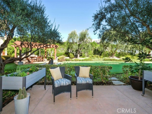 Private Back Patio & Access to Amenities