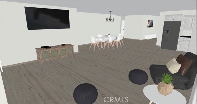 3D Virtual View Of Family Room