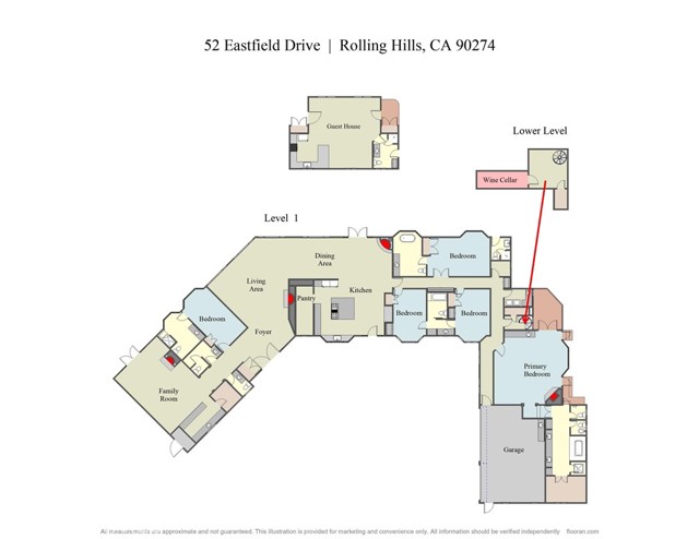 52 Eastfield Drive, Rolling Hills, California 90274, 5 Bedrooms Bedrooms, ,3 BathroomsBathrooms,Residential,Sold,Eastfield,SB23022316