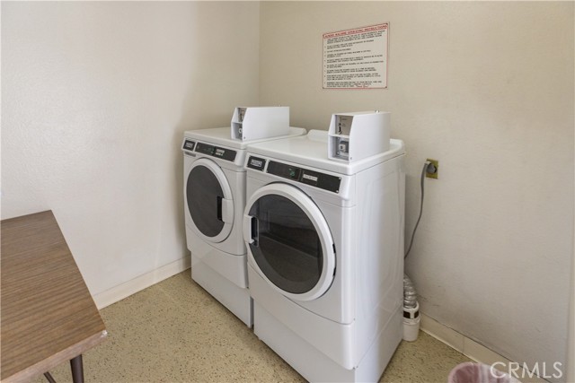 Laundry room across the hall