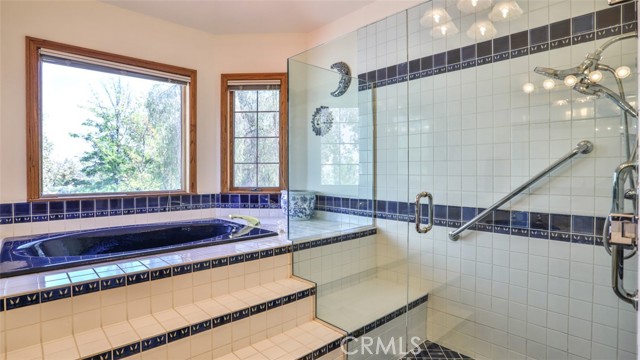 Large walk-in shower