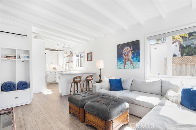 Light and bright, inviting living spaces.