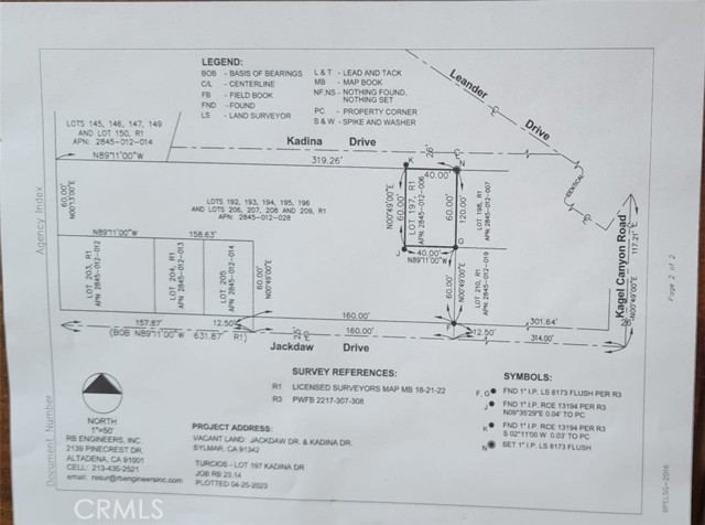 Detail Gallery Image 5 of 9 For 0 Kadina Dr, Sylmar,  CA 91342 - – Beds | – Baths