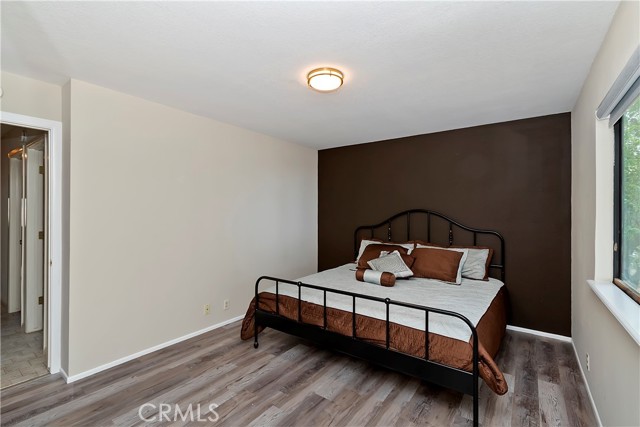 Downstairs 3rd bedroom accent wall