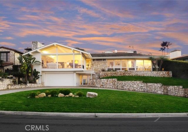 Front Elevation with Circular Driveway