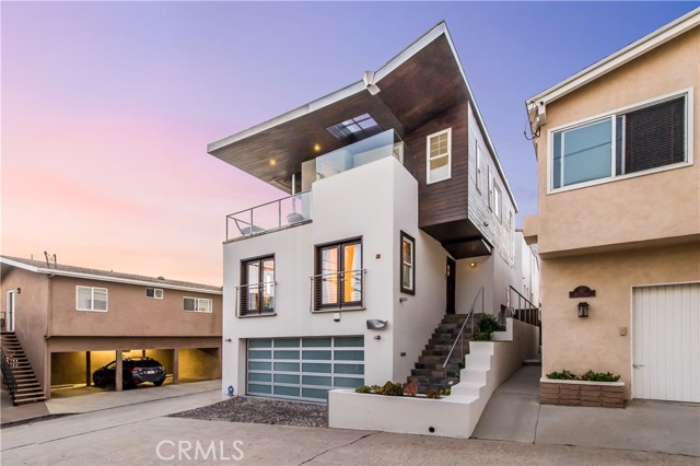 3316 Crest Drive Manhattan Beach, California Arguably one of the BEST VIEWS IN ALL OF MANHATTAN BEACH! In the coveted Sand Section you’ll find this contemporary 4 Bedroom 3.5 Bath single family home that boasts incredible unobstructed curvature of the earth ocean views from Malibu to Catalina to Palos Verdes. Recently remodeled dream Kitchen with state of the art stainless steel appliances including 100+ bottle wine refrigerator, a professional 6-burner Thermador stove & double oven, a brand new refrigerator & Bosch dishwasher. Natural light fills the open floor plan via large windows and bi-folding door system. Central A/C, electronic shades, floor to ceiling retractable Fleetwood doors to enhance the breathtaking views. Doors open to the ocean view deck complete with a fireplace and a spa tub. The romantic master suite features a dual sided fireplace a luxurious bathroom & walk-in closet. 4th bedroom has it’s own entrance with a kitchenette and bath, could be a perfect ADU, or separate home office. Located a short 3 blocks to the beach surf and sand and walking distance to downtown Manhattan Beach with world-famous restaurants, shops and Grandview Elementary School. Convenient driving distance to LAX, Santa Monica, Beverly Hills, Hollywood, and Malibu. For virtual 360 tour https://livetour.istaging.com/4403eeef-86c8-4a32-8047-58c8f02f5dee?ui=true
