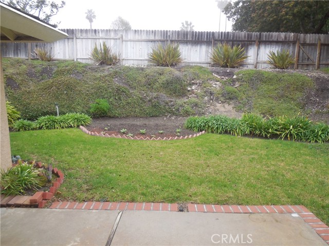 Backyard, viewed from master bedroom.