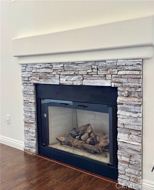 Updated fireplace