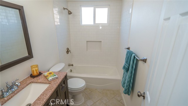 Hall Bathroom with NEW Tiling