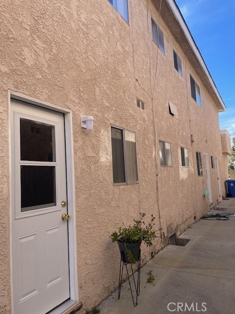 West side of building