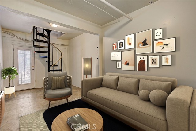 Lower Level Virtually Staged