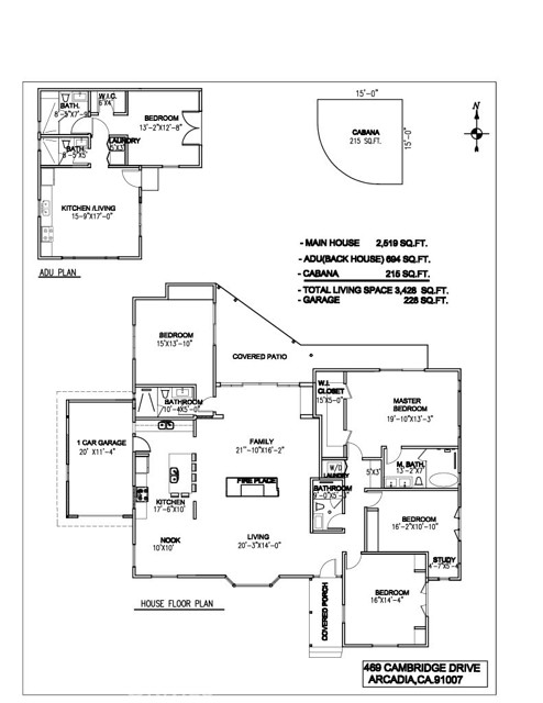 Detail Gallery Image 68 of 68 For 469 Cambridge, Arcadia,  CA 91007 - 5 Beds | 5 Baths