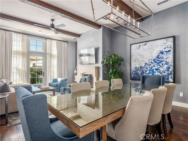 Dining area and great room