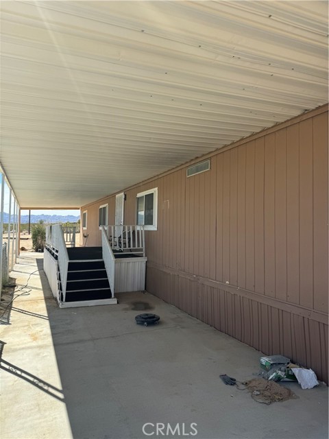 Mobile home covered patio