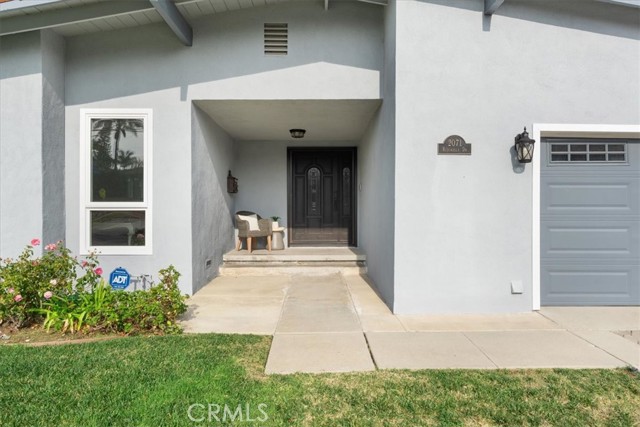 Inviting front porch