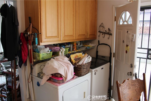 Laundry Area in the Kitchen