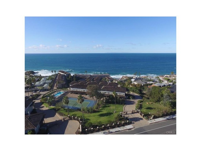 Arial view from coast highway