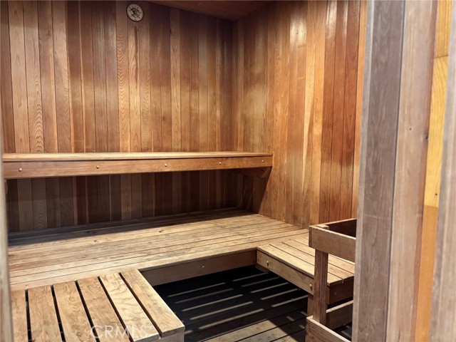 sauna is in the gym area