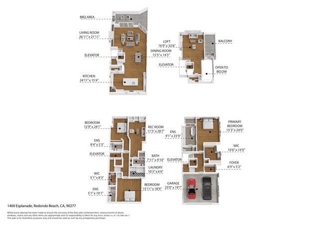 1400 Esplanade, Redondo Beach, California 90277, 4 Bedrooms Bedrooms, 0 ,4 BathroomsBathrooms,Residential,For Sale,Esplanade,0,SB26127556