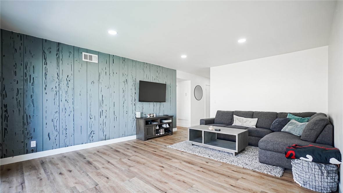 Family room with dining area