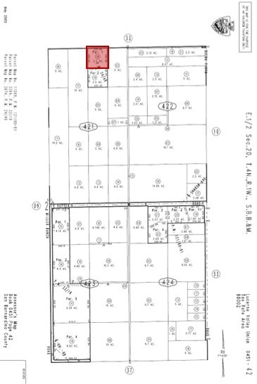 Detail Gallery Image 4 of 4 For 2 Ac Foothill Rd, Lucerne Valley,  CA 92356 - – Beds | – Baths