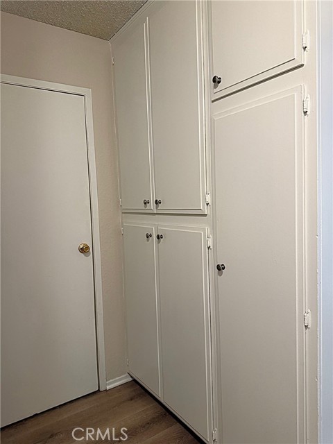 Lots of storage space with a coat closet and linen closet.