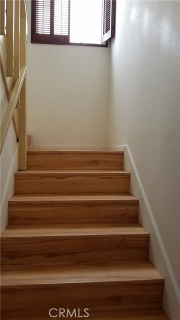 Entry way view of stairs to second story