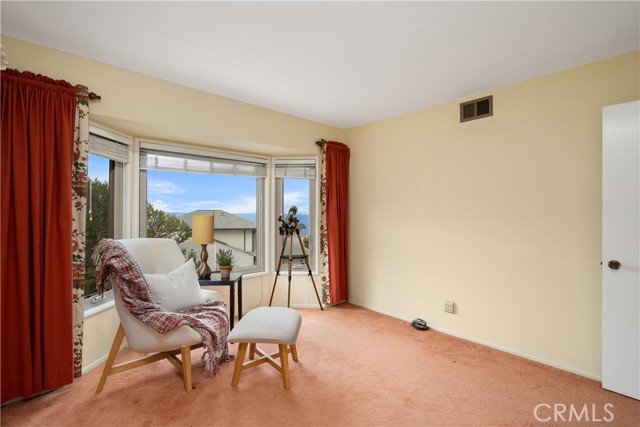 2nd Floor Bedroom with Bay Window Ocean and Catalina 
Views