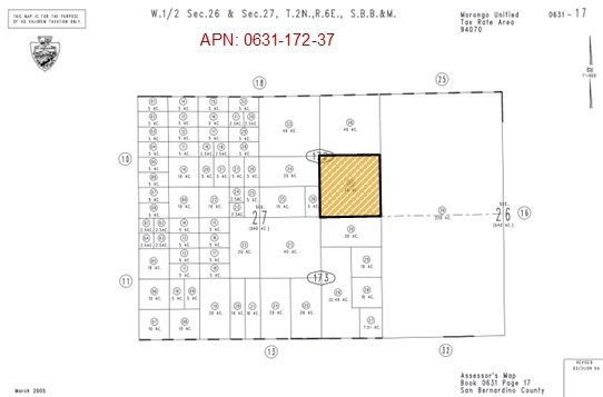 Detail Gallery Image 1 of 1 For 40 Ac Joshua Tree, Joshua Tree,  CA 92252 - – Beds | – Baths