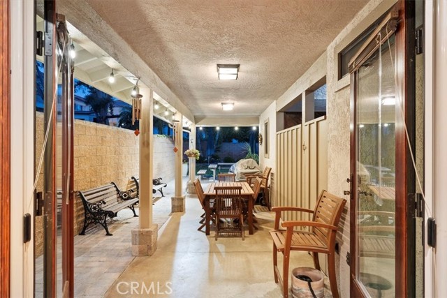 French Doors to backyard