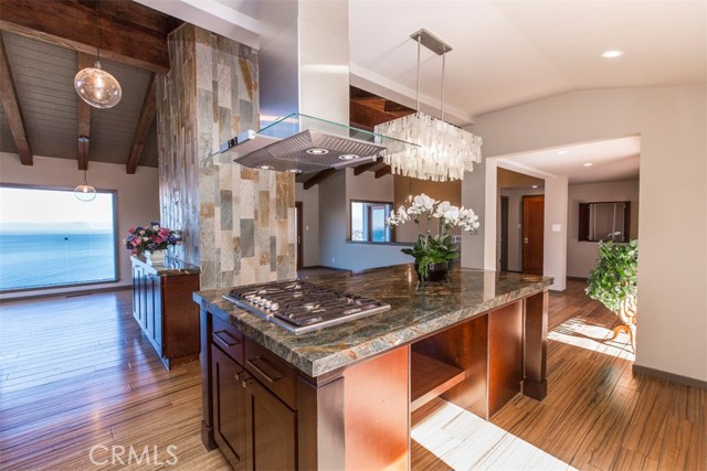 Kitchen over look to living room