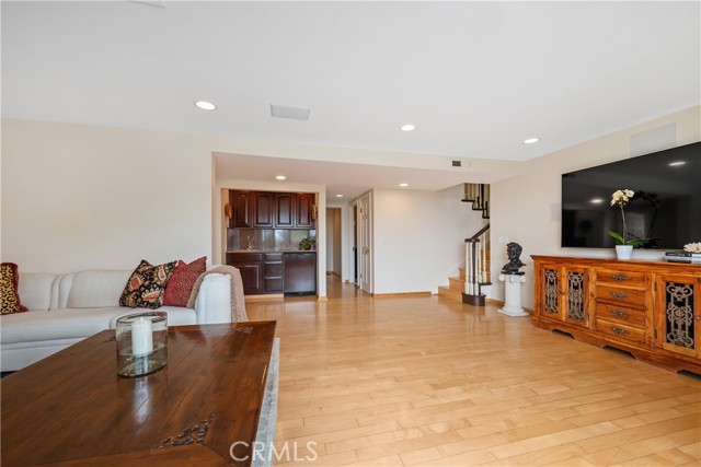 Downstairs family room