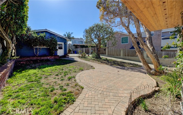 Back patio area