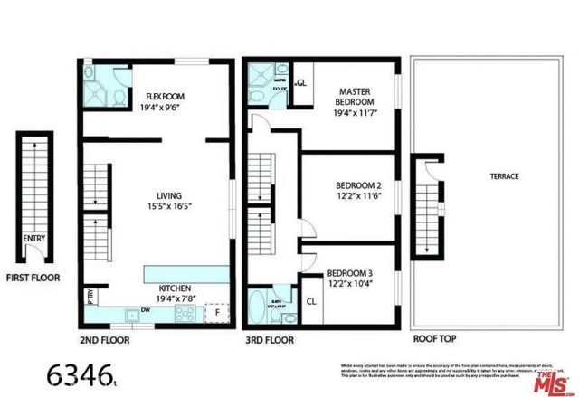 Detail Gallery Image 17 of 20 For 6344 Camellia #6346,  North Hollywood,  CA 91606 - 4 Beds | 3 Baths