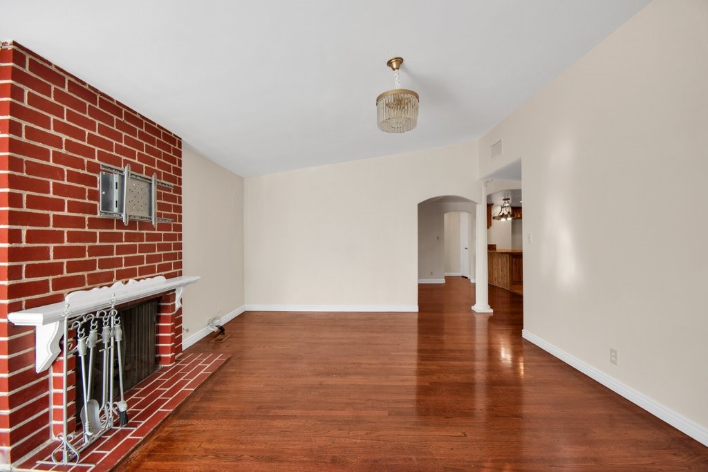 Living Room with Fire Place